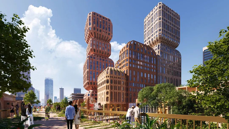 發(fā)光的燈籠塔/Heatherwick Studio在泰國的首個項(xiàng)目如此抽象？